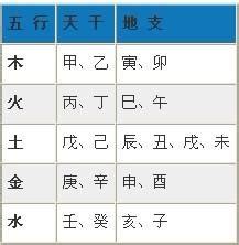 八字五行查詢